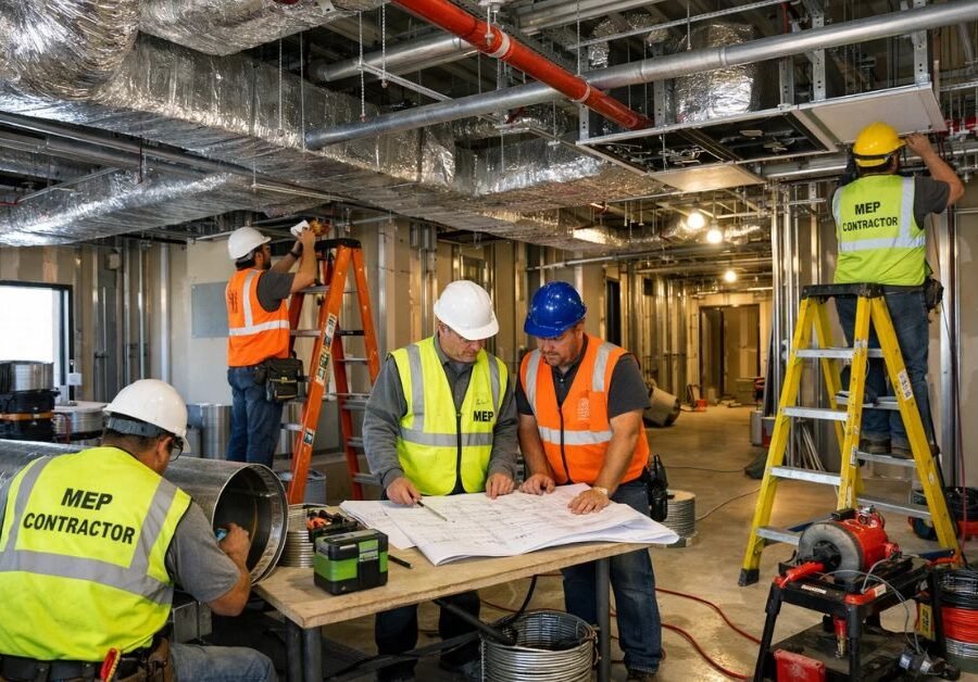Understanding the Workflow of Professional MEP Contractors