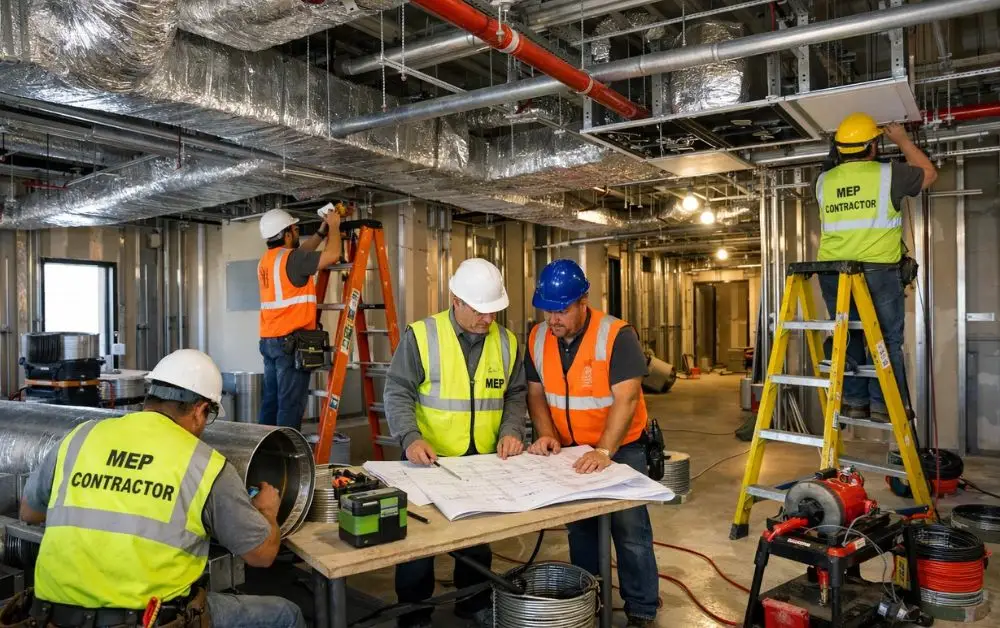 Understanding the Workflow of Professional MEP Contractors