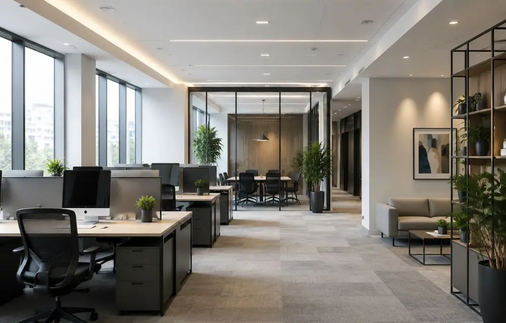 Elements of Industrial Office Interior Design in Abu Dhabi