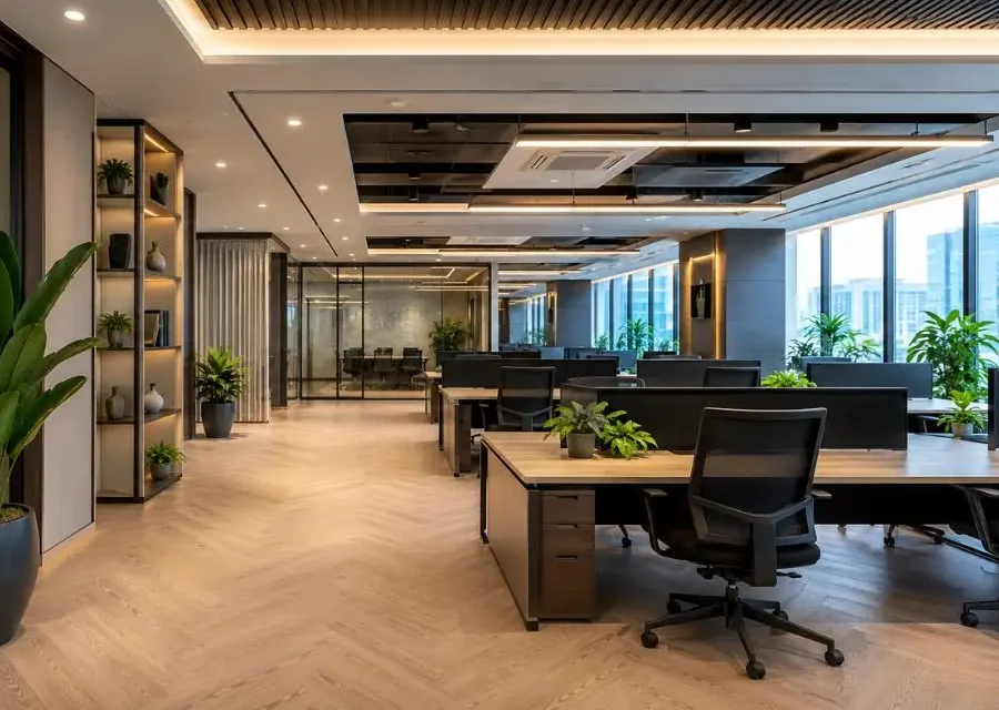 Industrial Office Interior Design in Abu Dhabi for Modern Workspaces