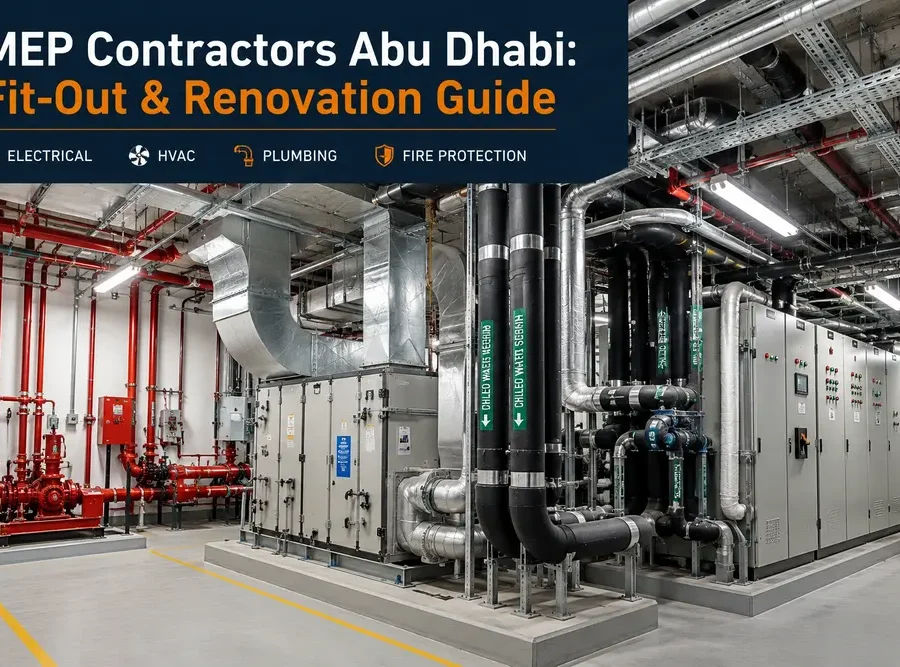 MEP Contractors in Abu Dhabi: What Every Fit-Out and Renovation Project Needs to Know