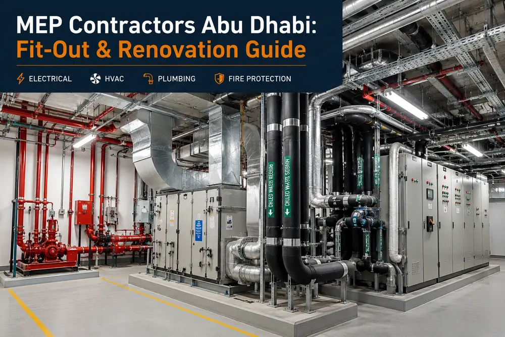 MEP Contractors in Abu Dhabi: What Every Fit-Out and Renovation Project Needs to Know