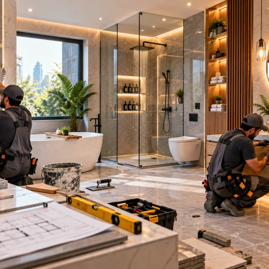 Bathroom Renovation Contractor in Abu Dhabi: Costs, Trends and Flooring Choices for 2026