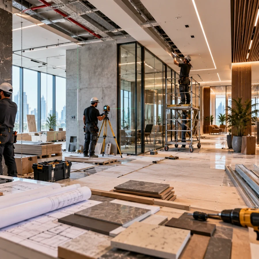 Fitout Contractors in Abu Dhabi for Restaurants: What Restaurant Interiors Fitout Work Involves